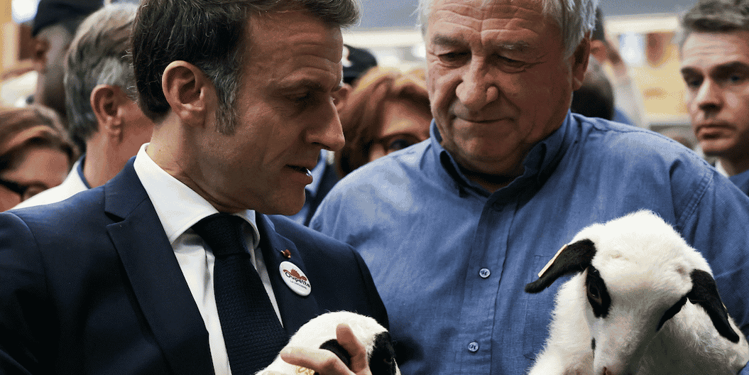 Emmanuel Macron, au 61e Salon de l’Agriculture samedi 22 février 2025.