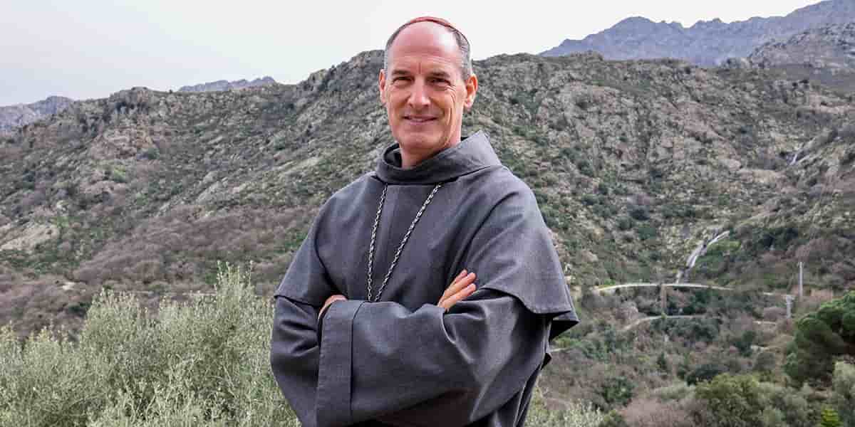 Le cardinal-évêque d’Ajaccio lors du pèlerinage du Saint Crucifix de Muro (Haute-Corse), en mars 2024.