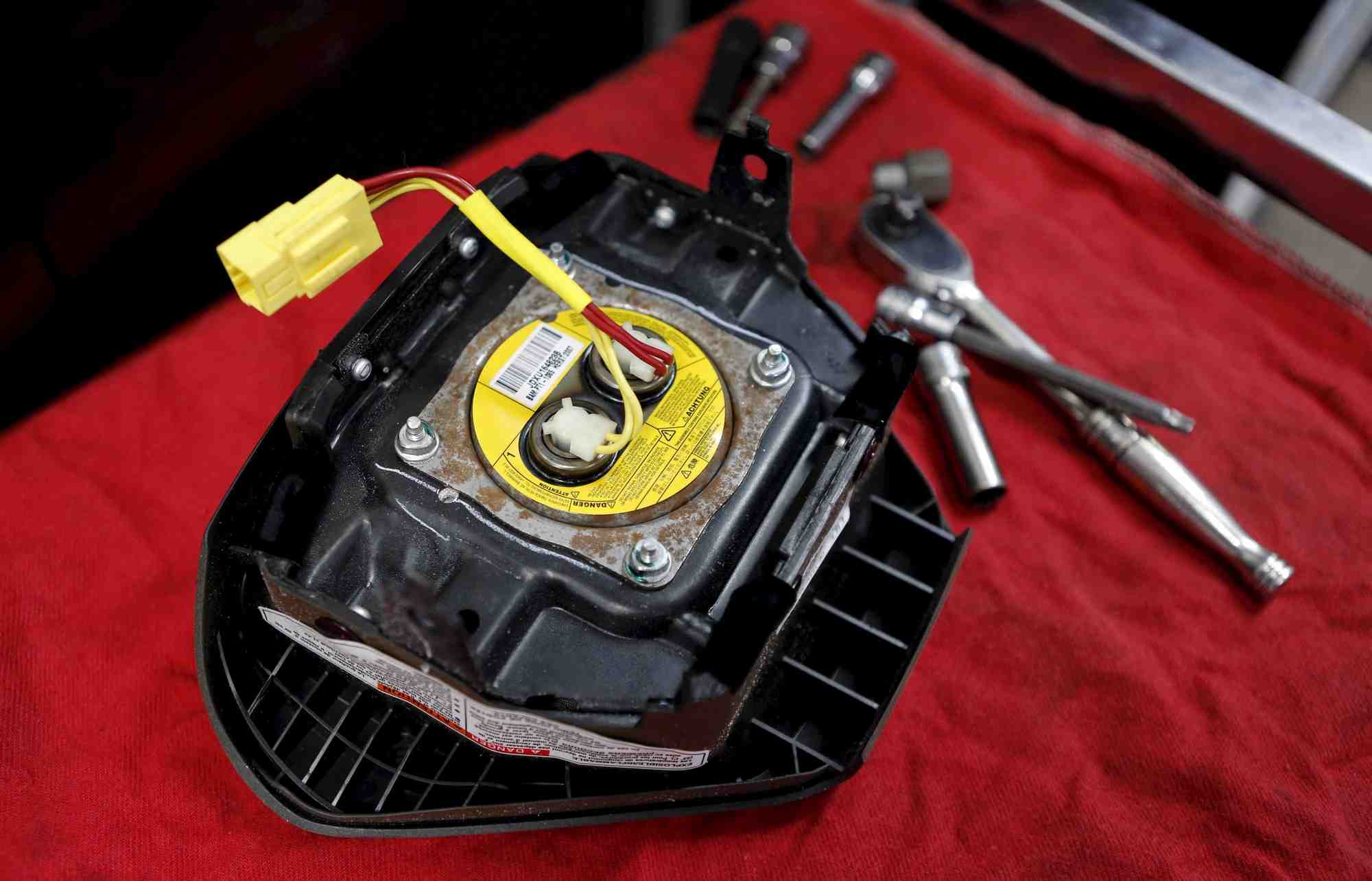 Un airbag du groupe japonais takata