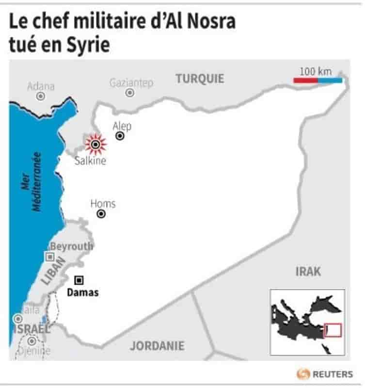Le chef militaire d’al nosra tue en syrie