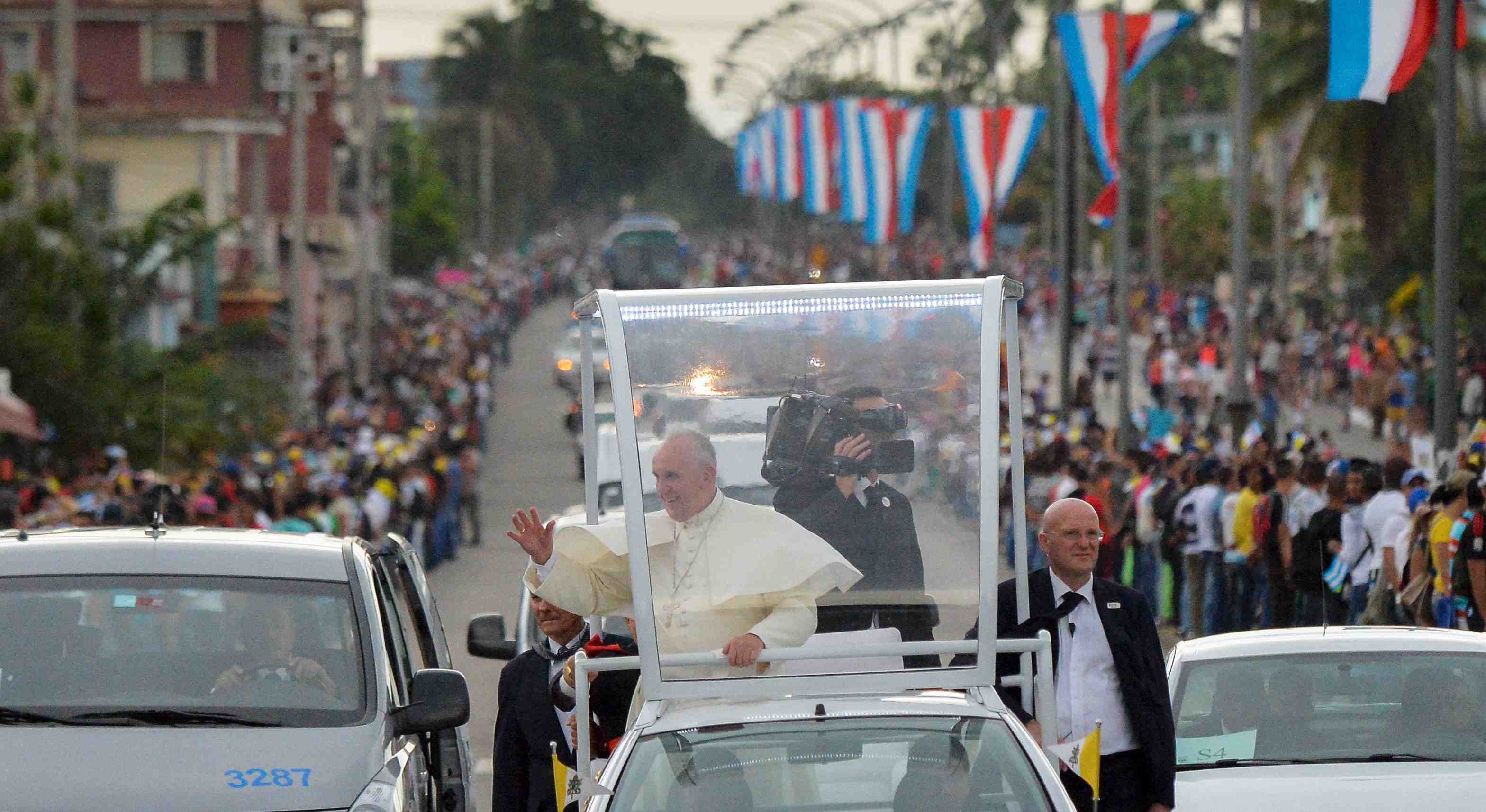 Le pape a la havane