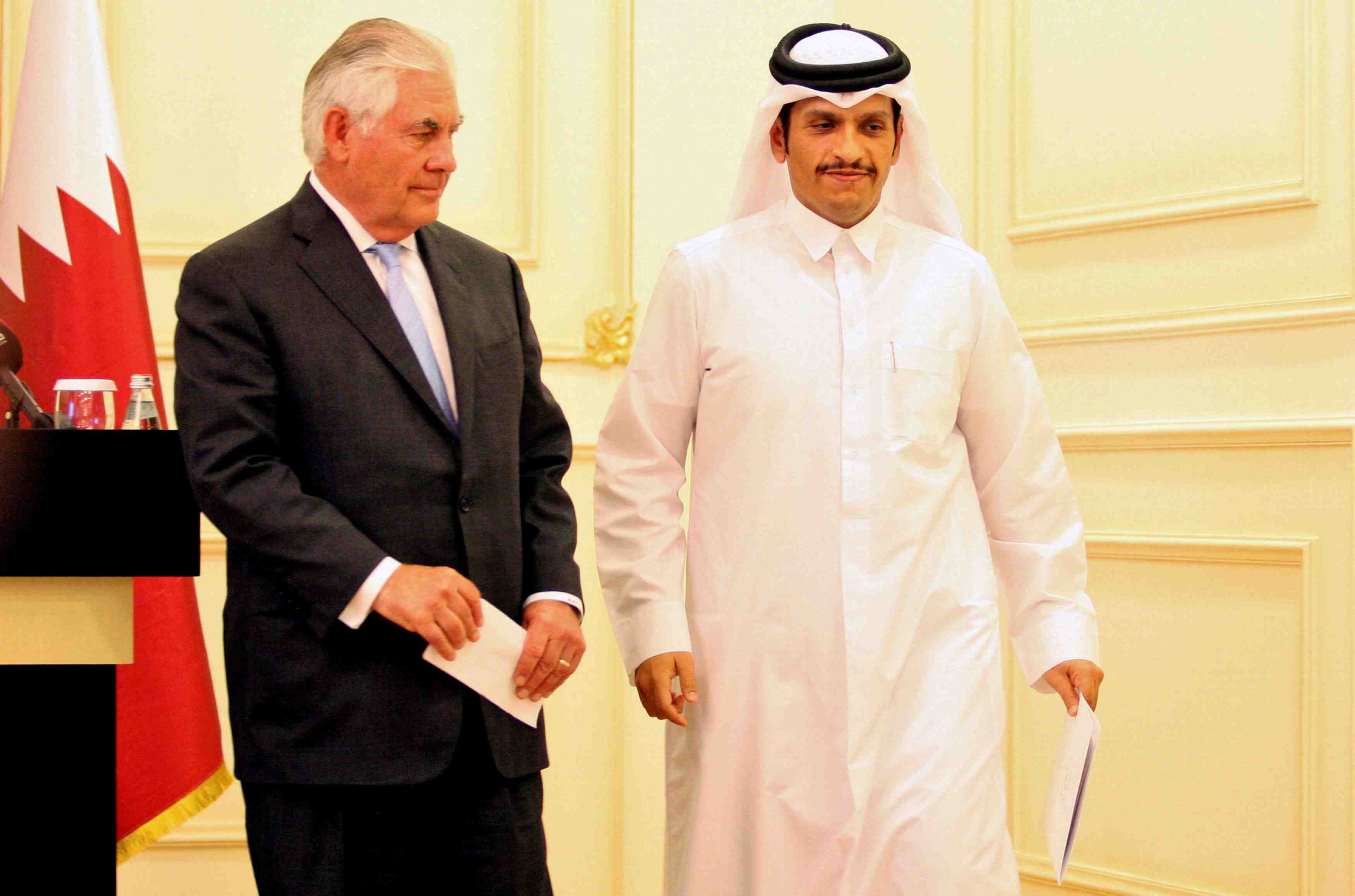 Tillerson muet a l'issue de sa tournee dans le golfe