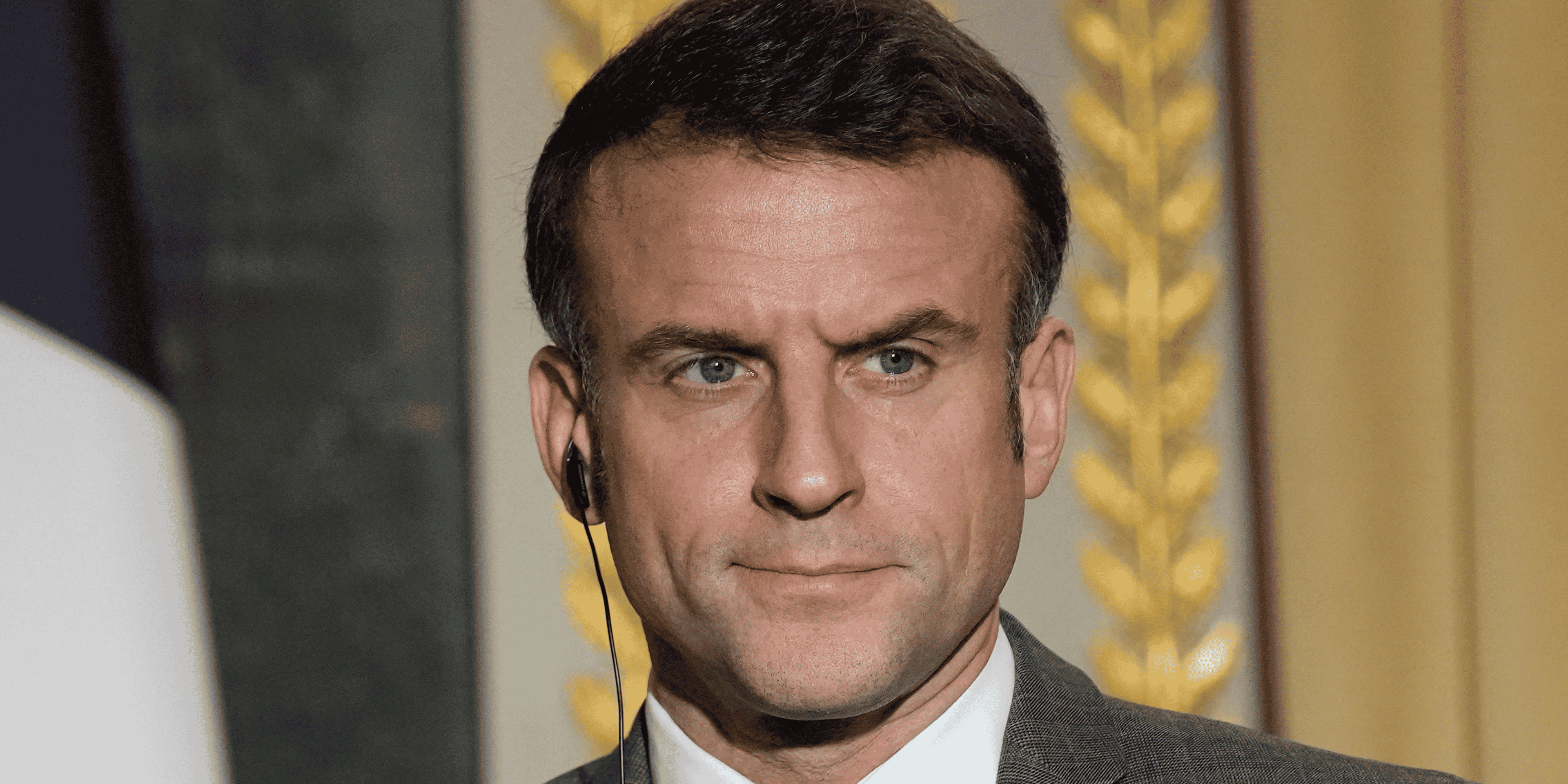 Le president francais macron a paris