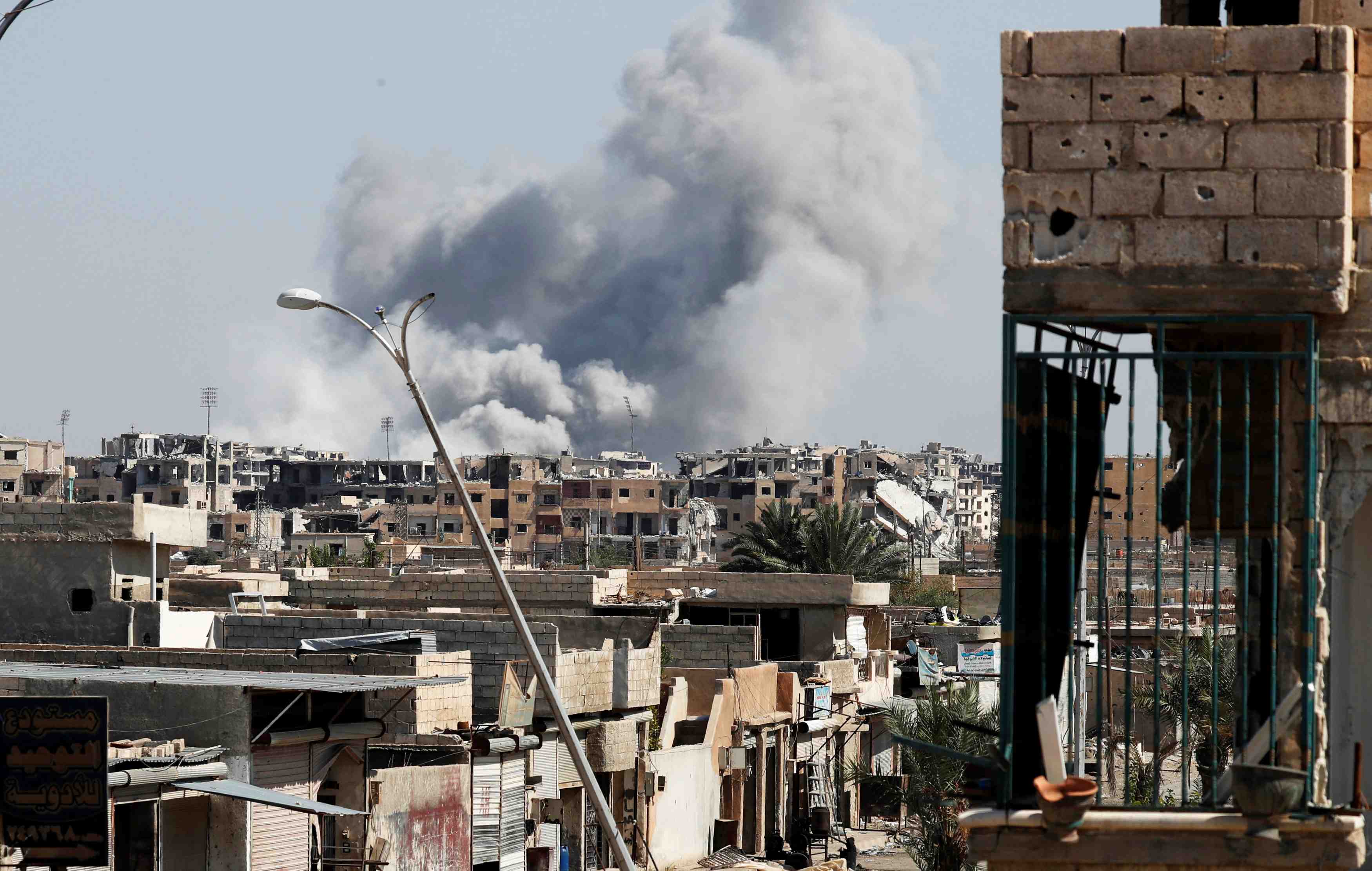 Rakka, bastion de l'ei en syrie, sur le point de tomber