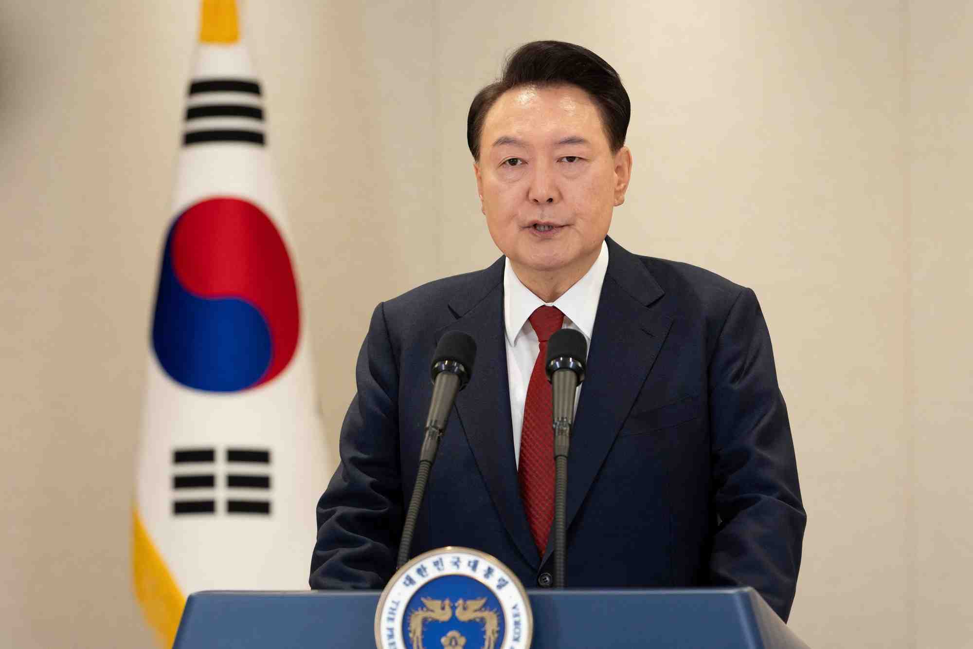 Le president sud-coreen yoon suk yeol