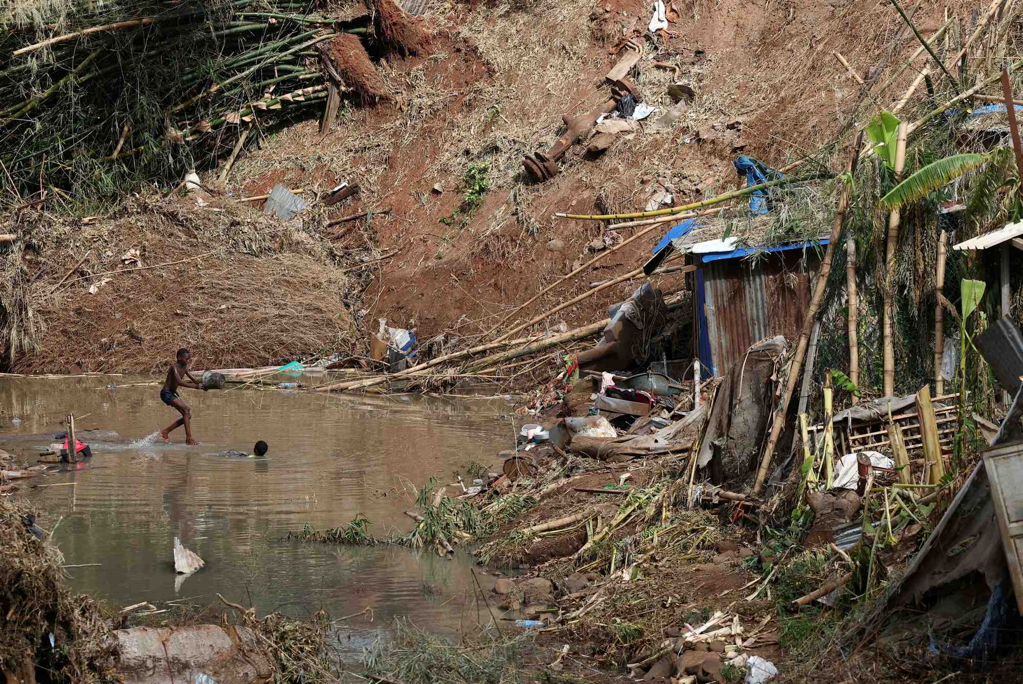 Consequences du cyclone chido a mayotte