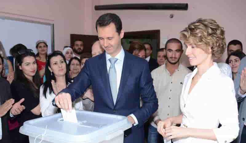 Bachar al Assad réélu avec 88,7% des voix en Syrie