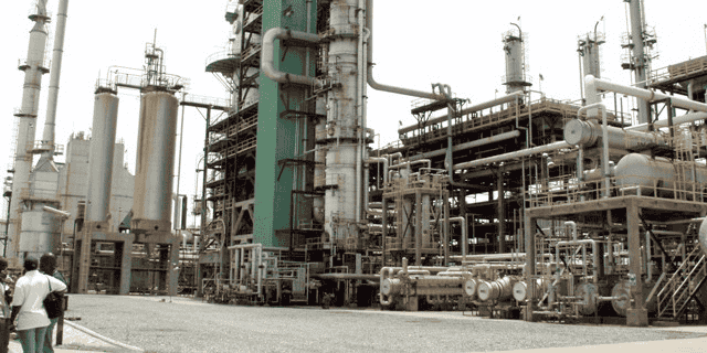 Raffinerie pétrole Tema Ghana