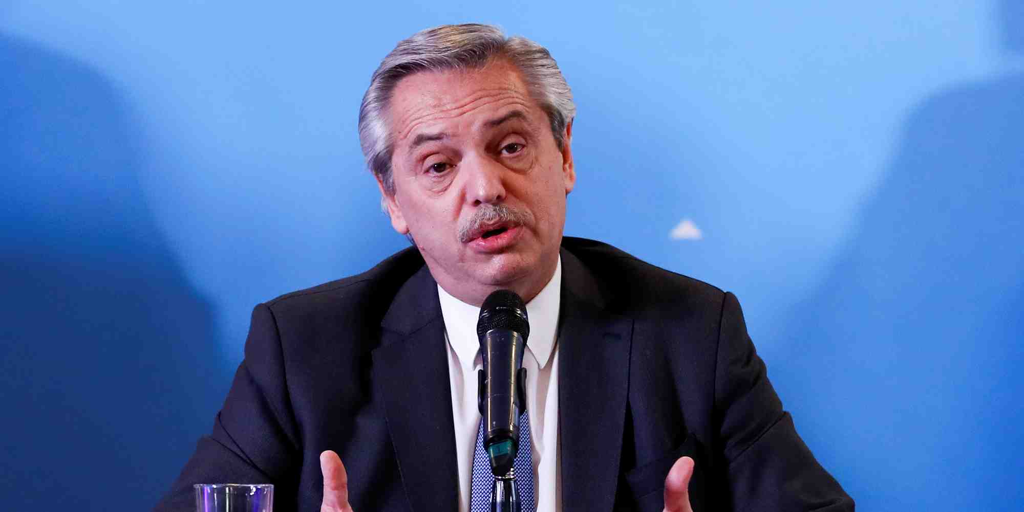 Alberto Fernandez (en photo) est arrivé au pouvoir en pleine crise économique.