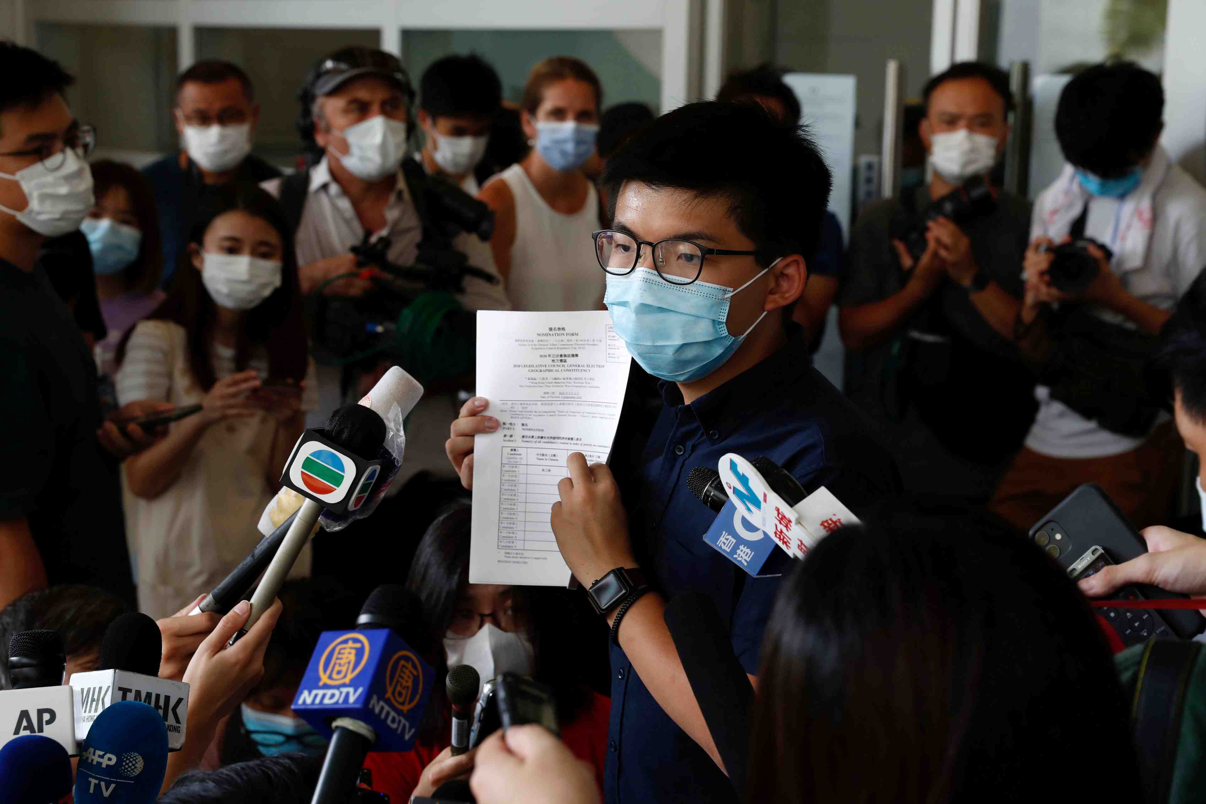 Hong kong: le militant joshua wong candidat aux legislatives