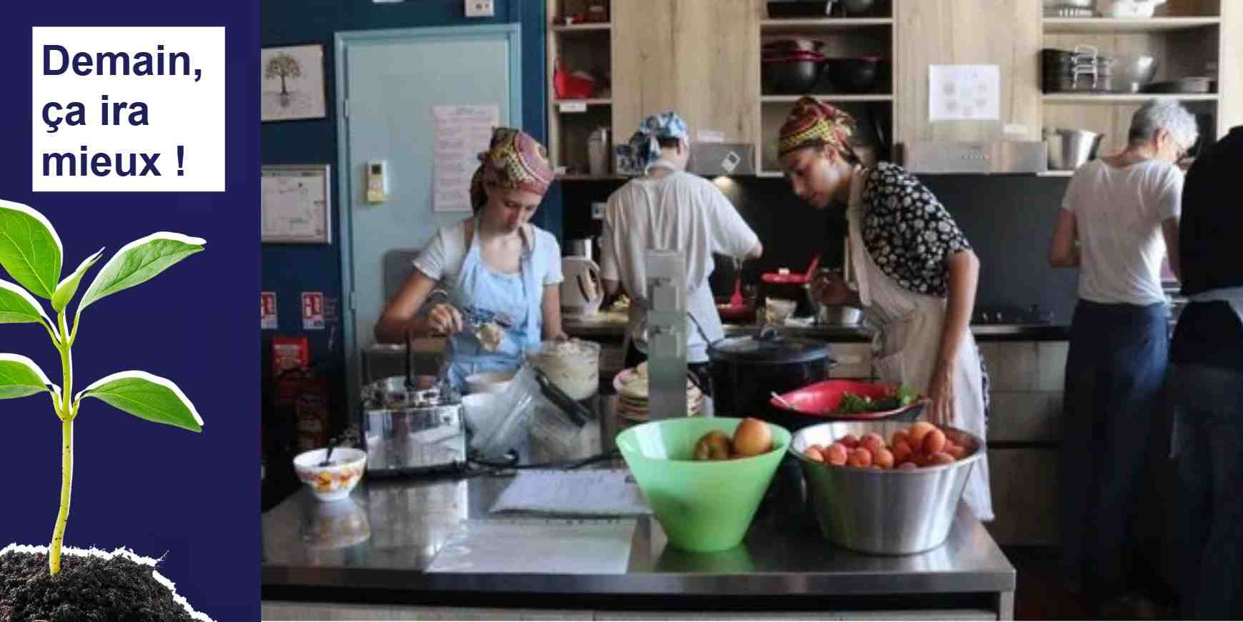 Plus de chocolat, ni d'huile d'olive : le coût de l'alimentation ne doit pas dépasser 4 euros par repas aux Petites Cantines d'Oullins (Rhône).