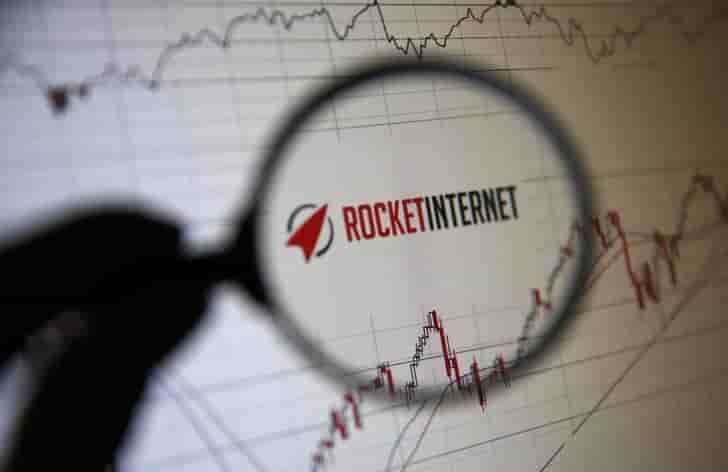 The logo of of rocket internet, a german venture capital group is pictured in illustration photo in sarajevo