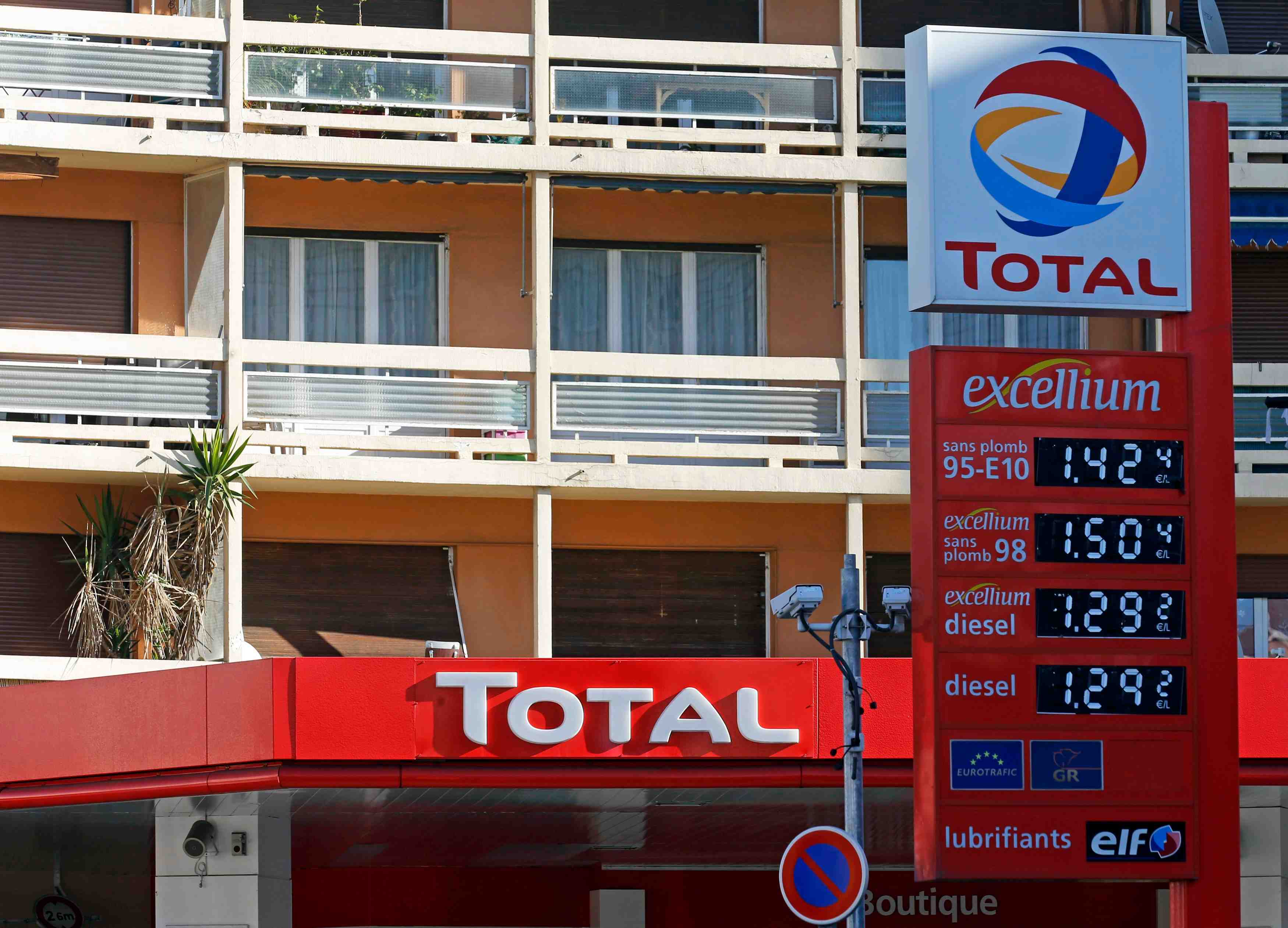 Total, plus forte baisse du cac 40 a mi-seance