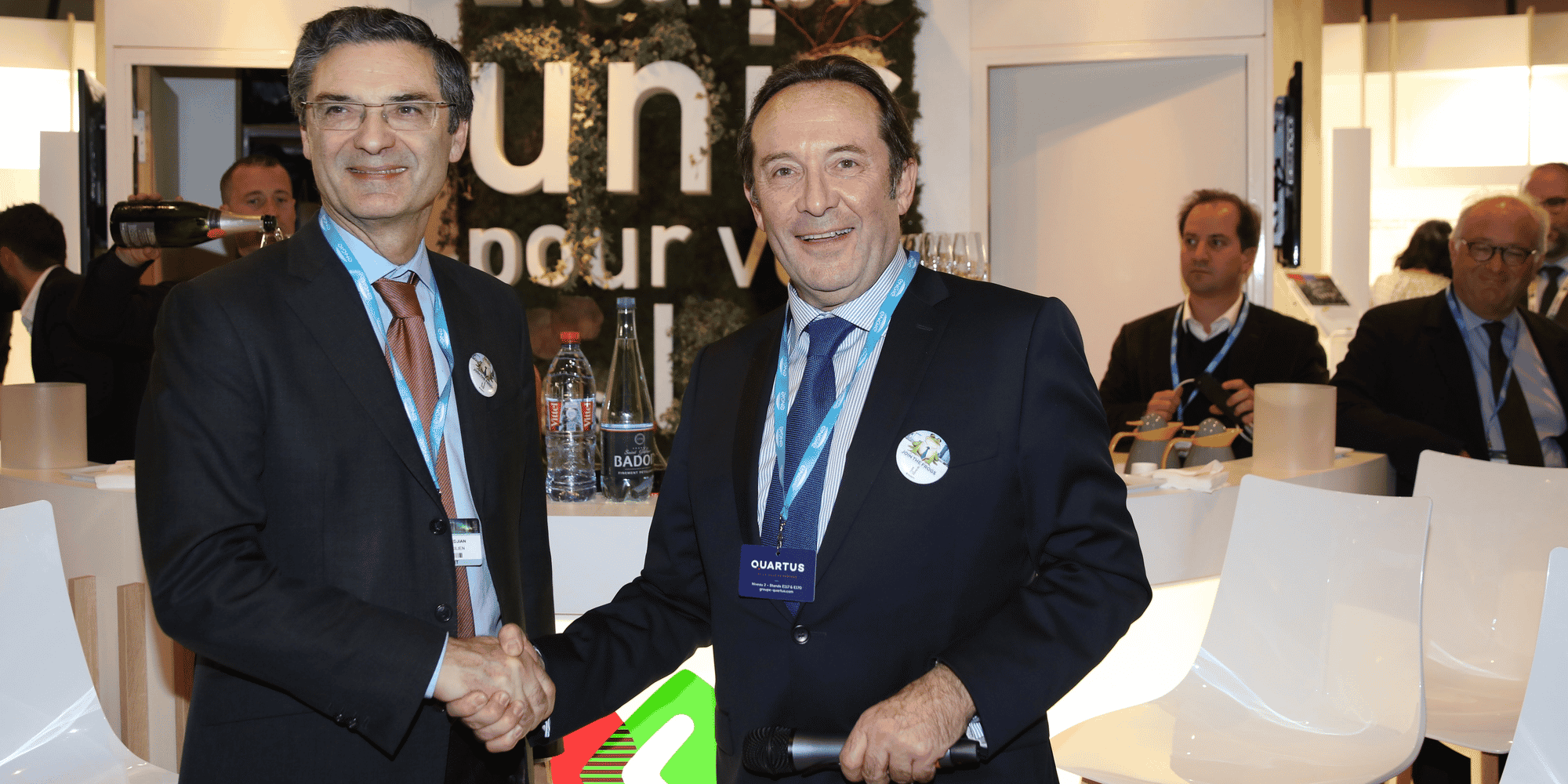 Patrick Devedjian, président des Hauts-de-Seine, et Pierre Bédier, président des Yvelines.