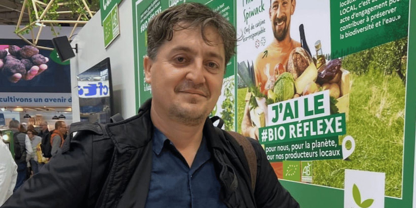 Stéphane Linou, expert associé au laboratoire Sécurité Défense du CNAM, au Salon de l'Agriculture