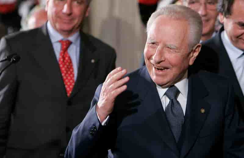 Mort de l'ancien president italien carlo azeglio ciampi