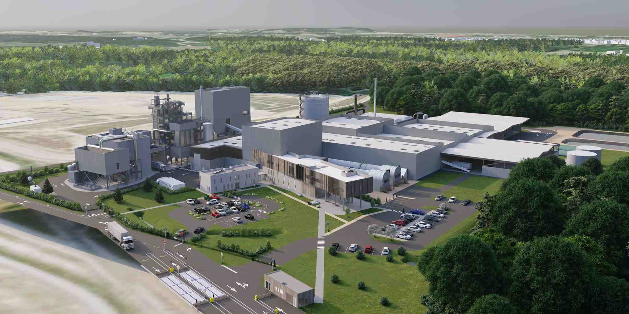 Le projet de nouvelle chaufferie CSR vise à traiter une partie des déchets de la moitié du département de l'Ain jusqu'alors enfouis.