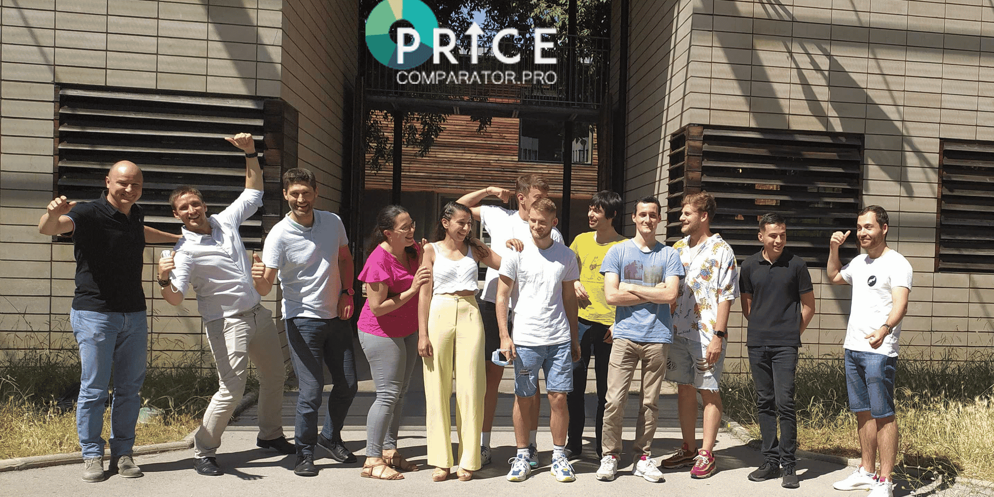 L'équipe de Price Comparator à Montpellier.