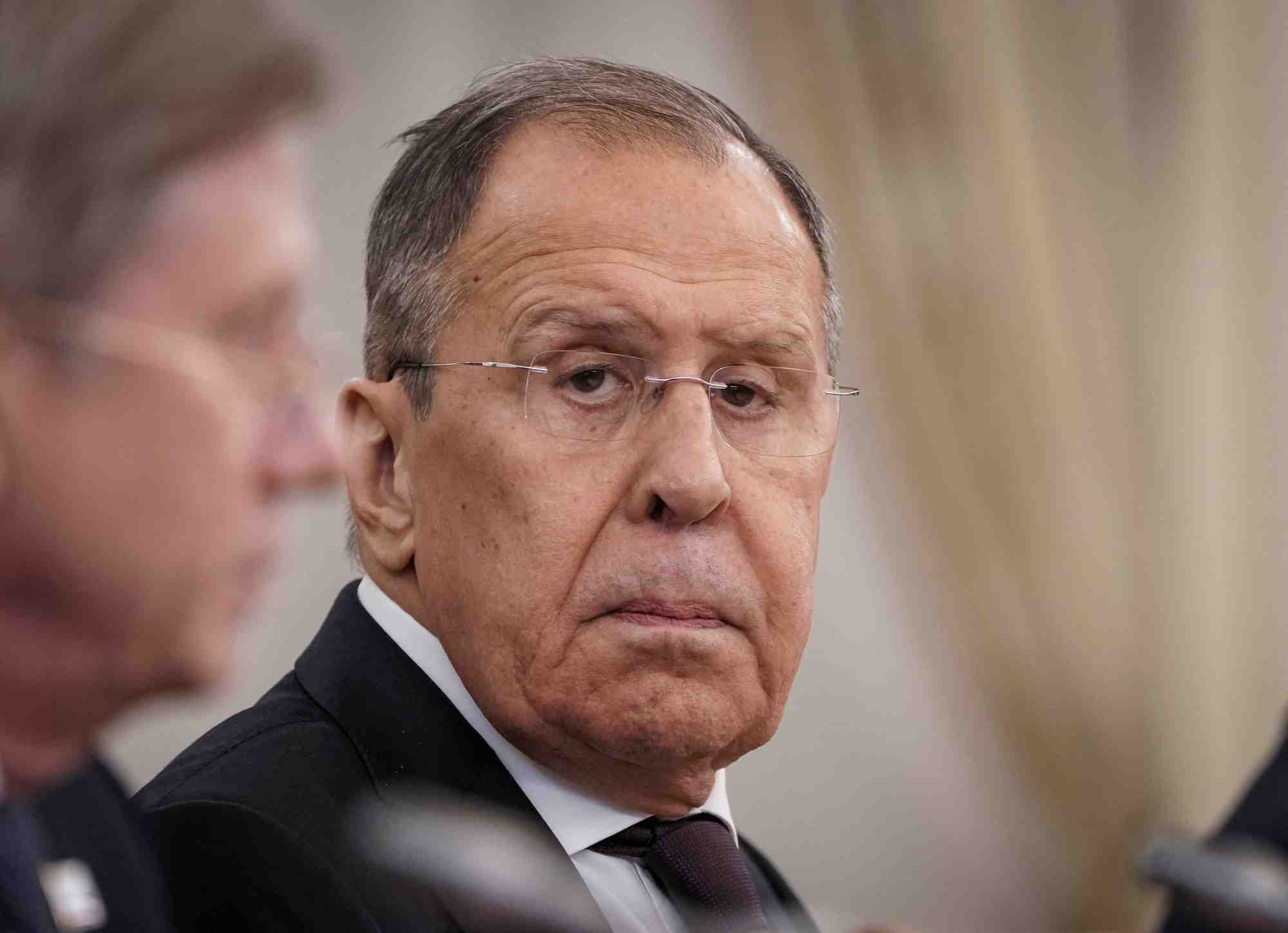 Photo d'archives: le ministre russe des affaires etrangeres serguei lavrov