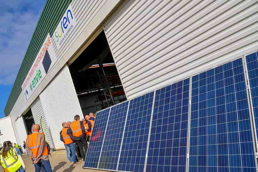 L'usine de traitement des panneaux photovoltaïques avait été inaugurée en septembre 2022 à Saint-Loubès.