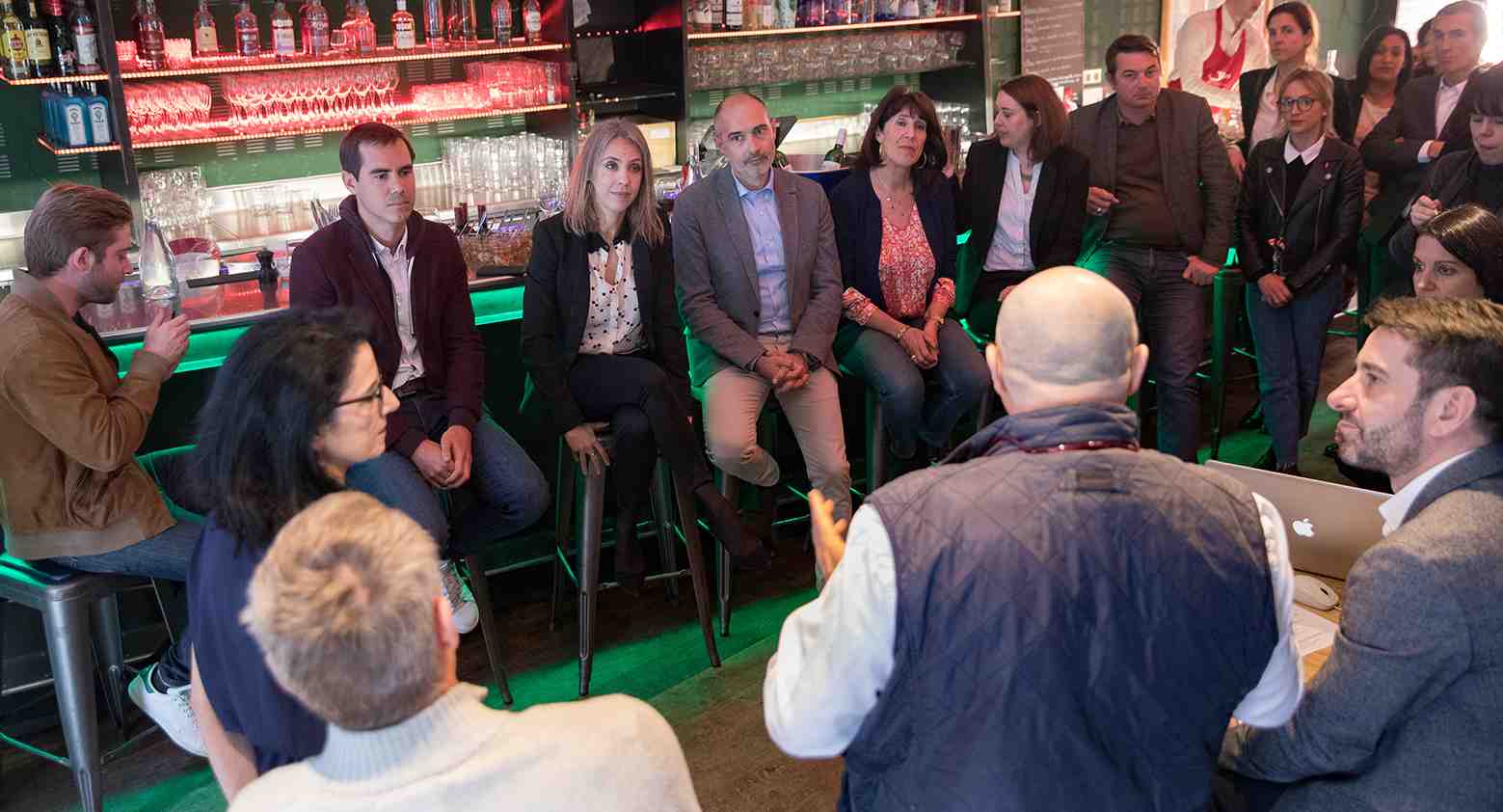 L'ensemble des partenaires et acteurs économiques associés à The Village, pour le lancement de l'édition 2019