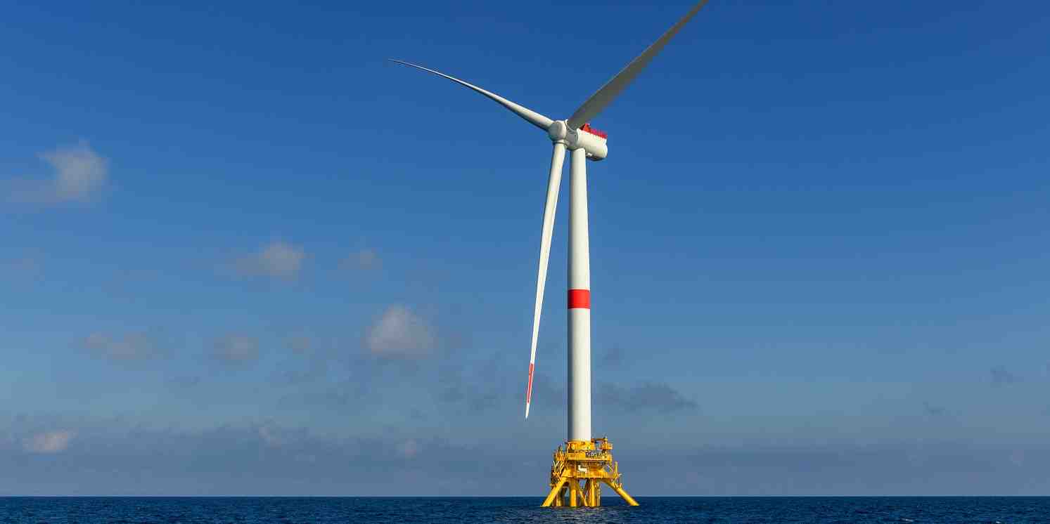 La dernière phase de déploiement de l'éolien en mer s'échelonnera entre 2040 et 2050 pour une vingtaine de gigawatts supplémentaires. La totalité s'effectuera avec la technologie de l'éolien flottant.