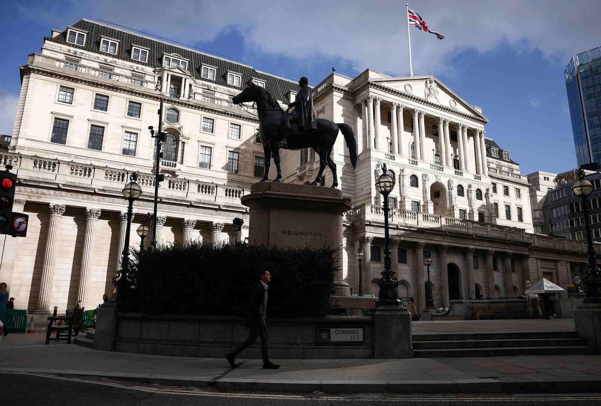 Photo du batiment de la banque d'angleterre a londres