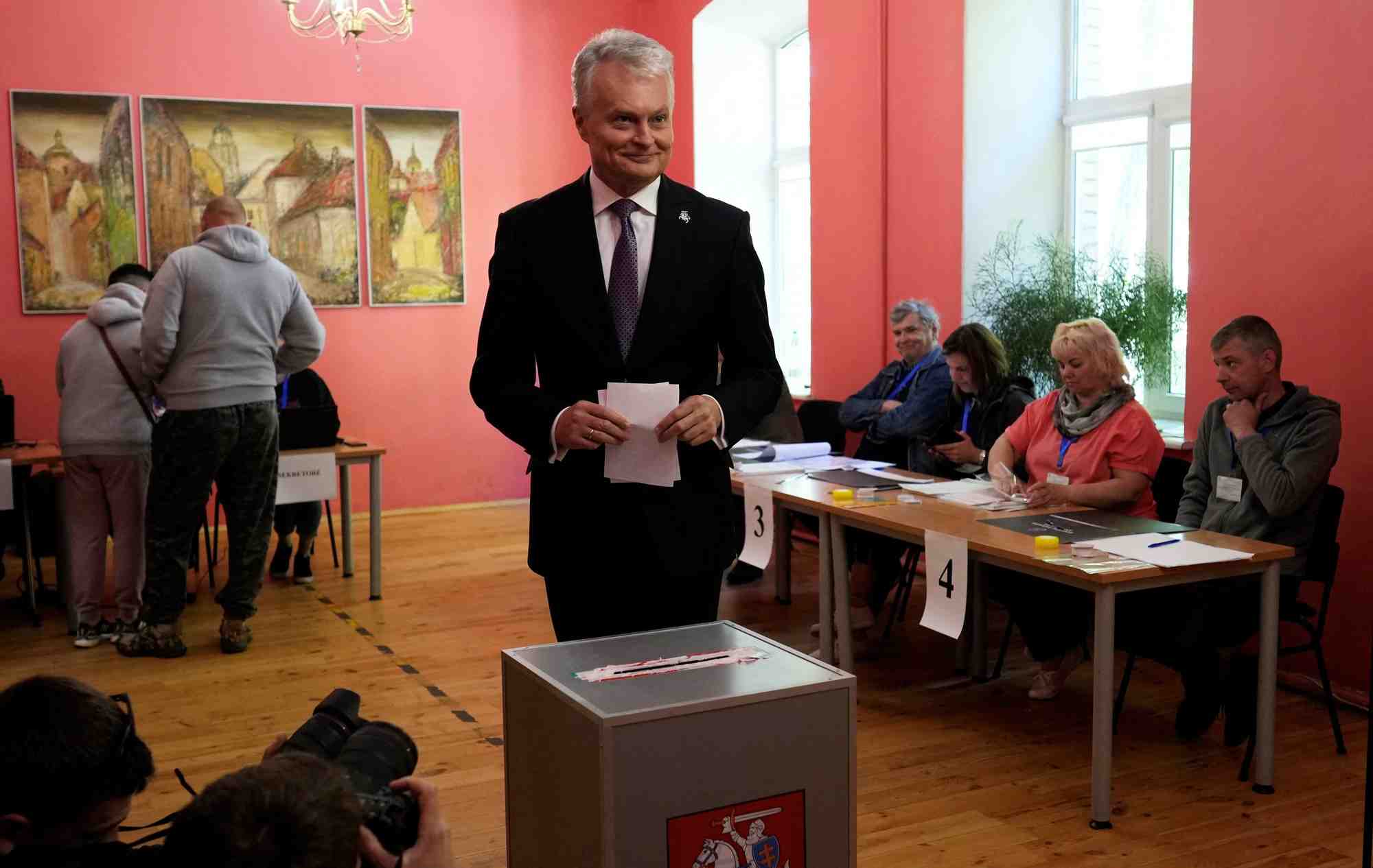 Election presidentielle lituanienne, a vilnius