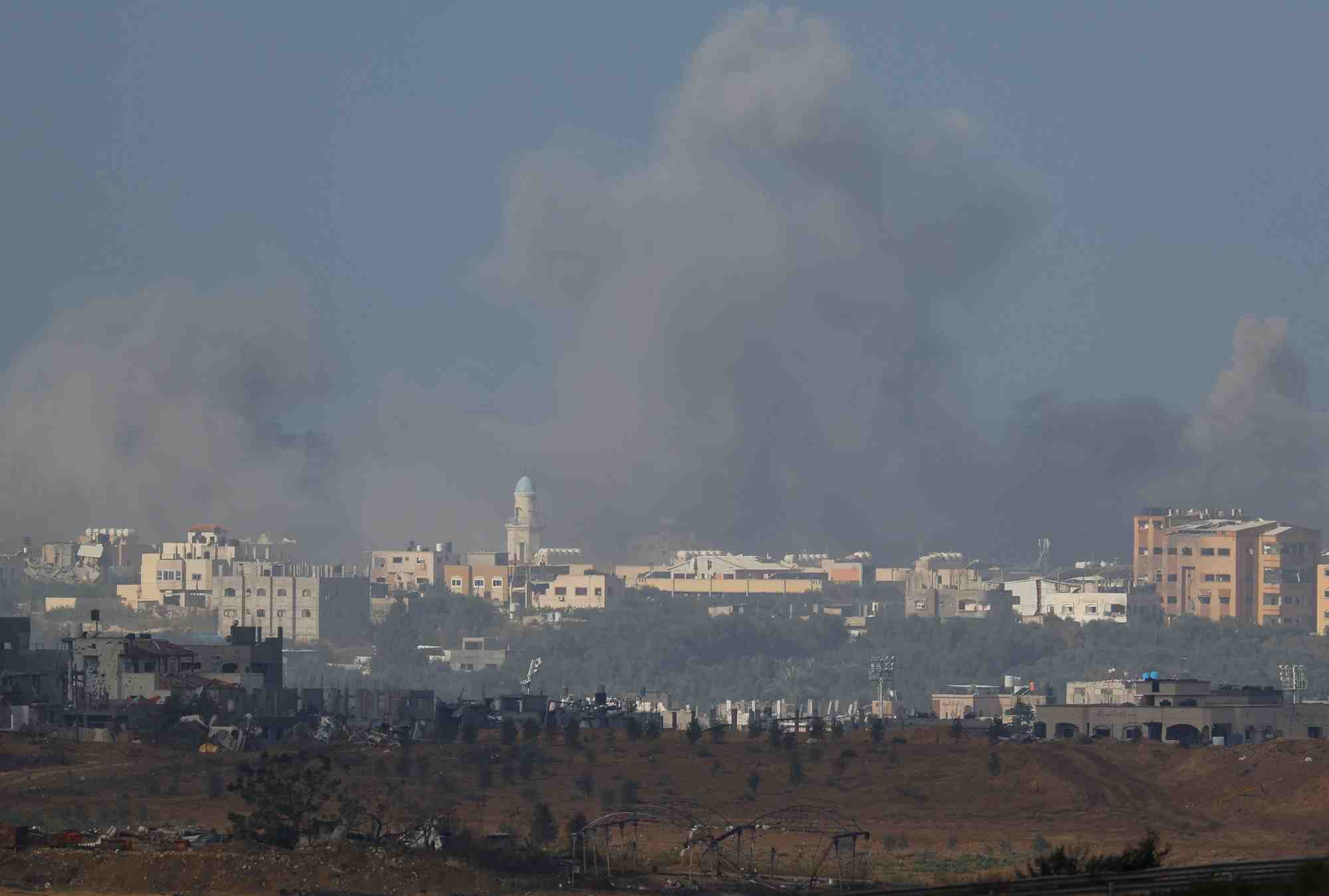 Frappes aeriennes israeliennes a gaza