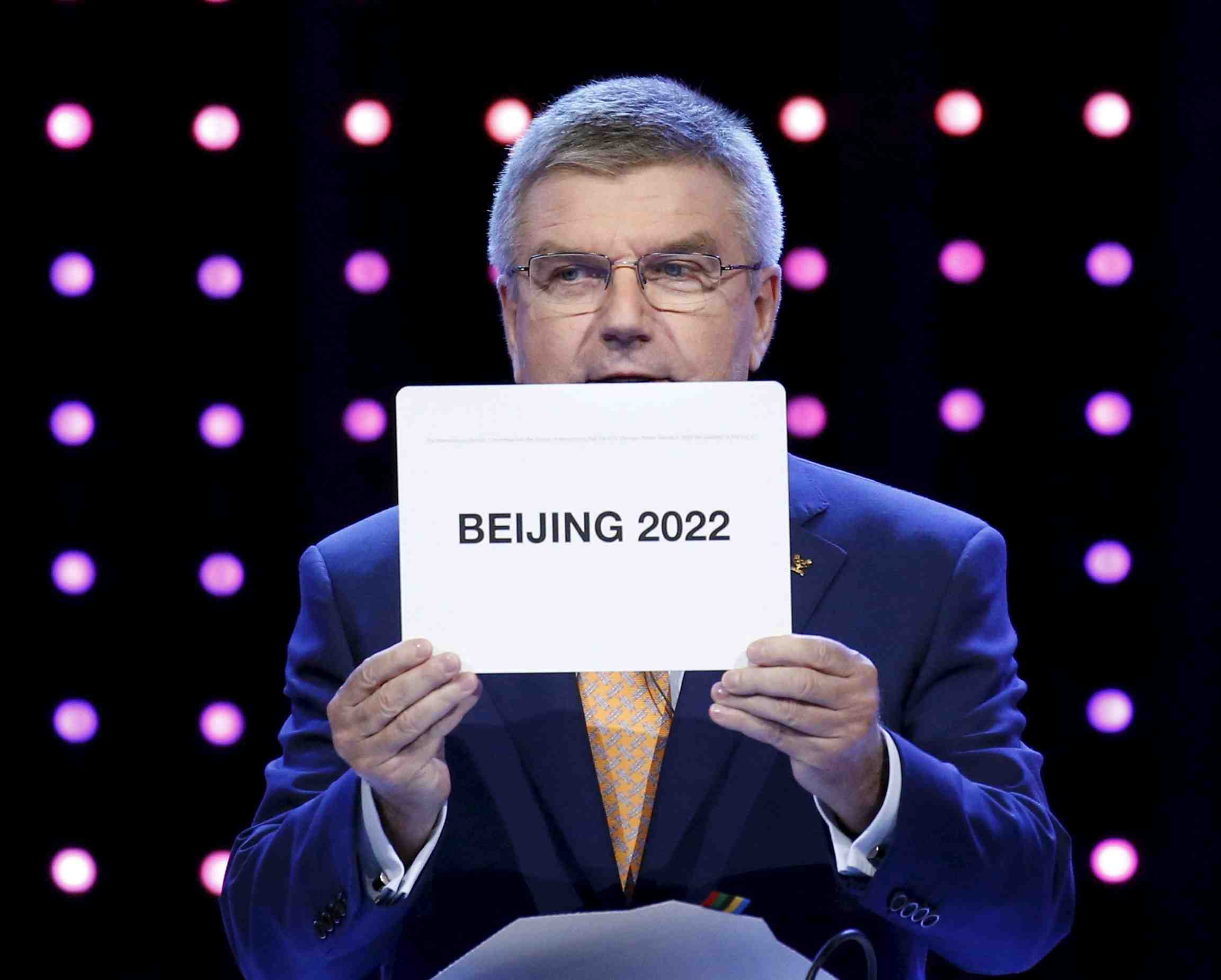 Pekin decroche les jo d'hiver 2022