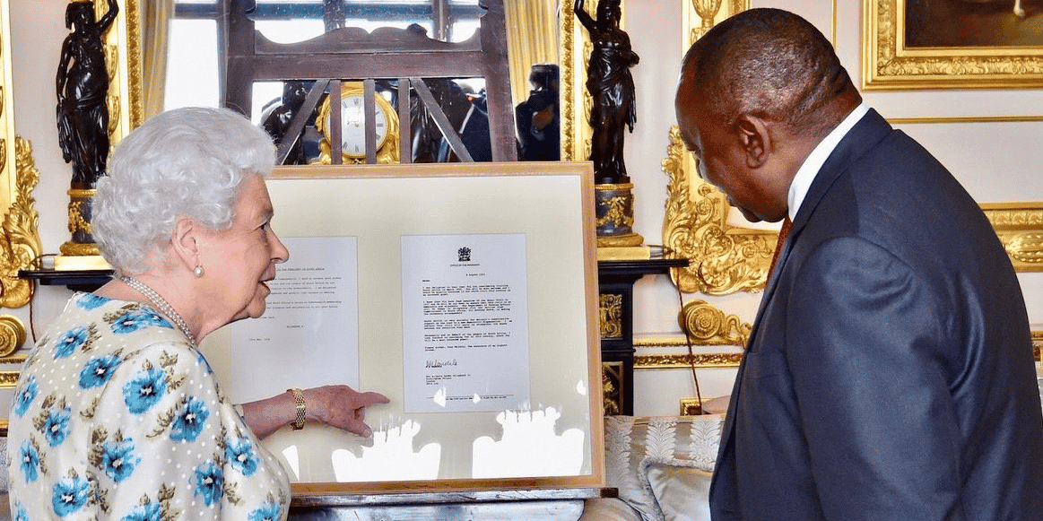Elizabeth II Cyril Ramaphosa