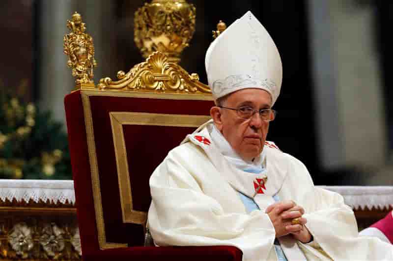 Le pape lance un appel à la paix pour le Nouvel An