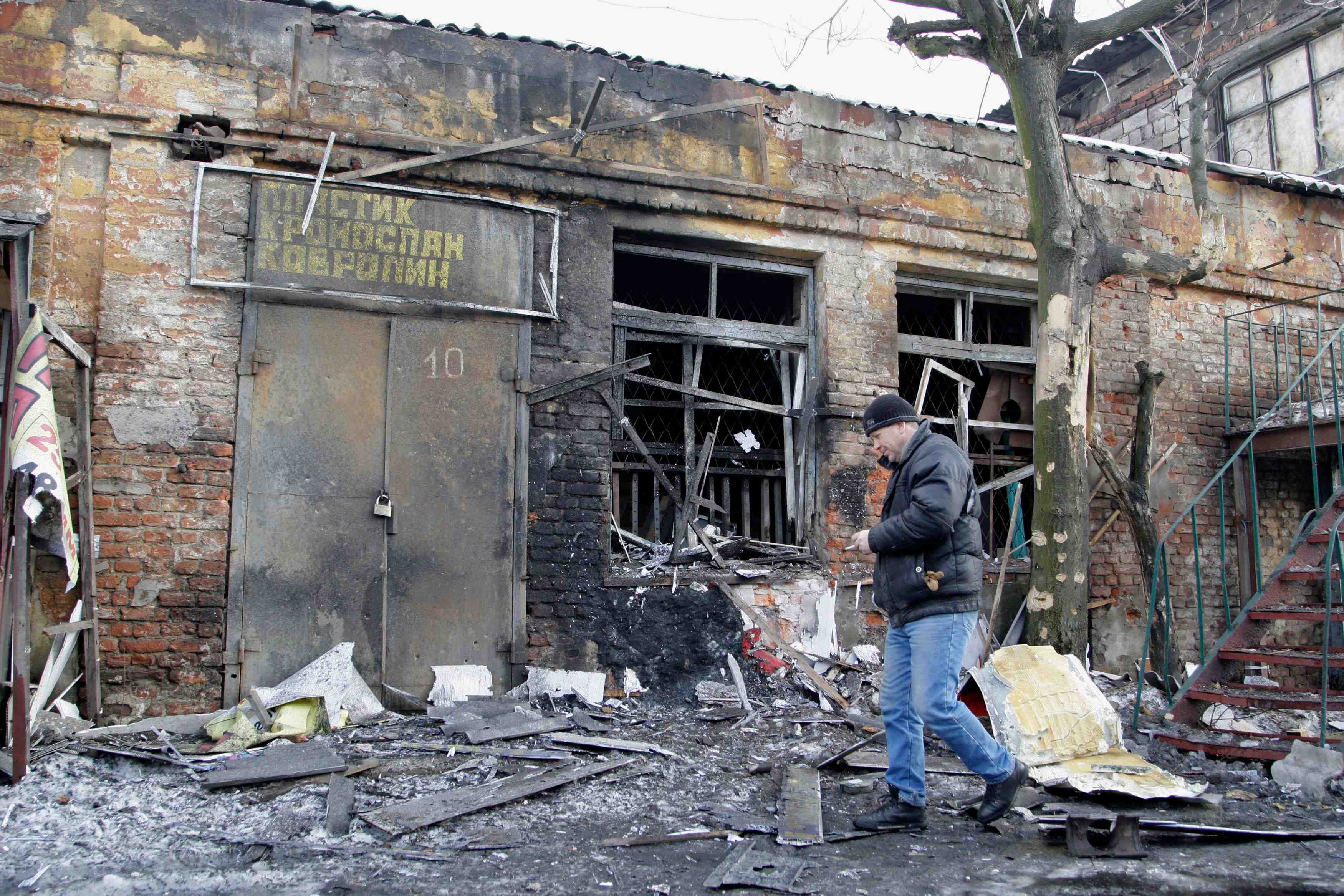 Poursuite des combats a donetsk