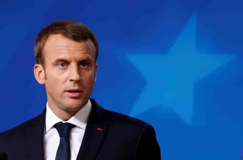 Macron demande a l'ue d'accueillir plus de refugies