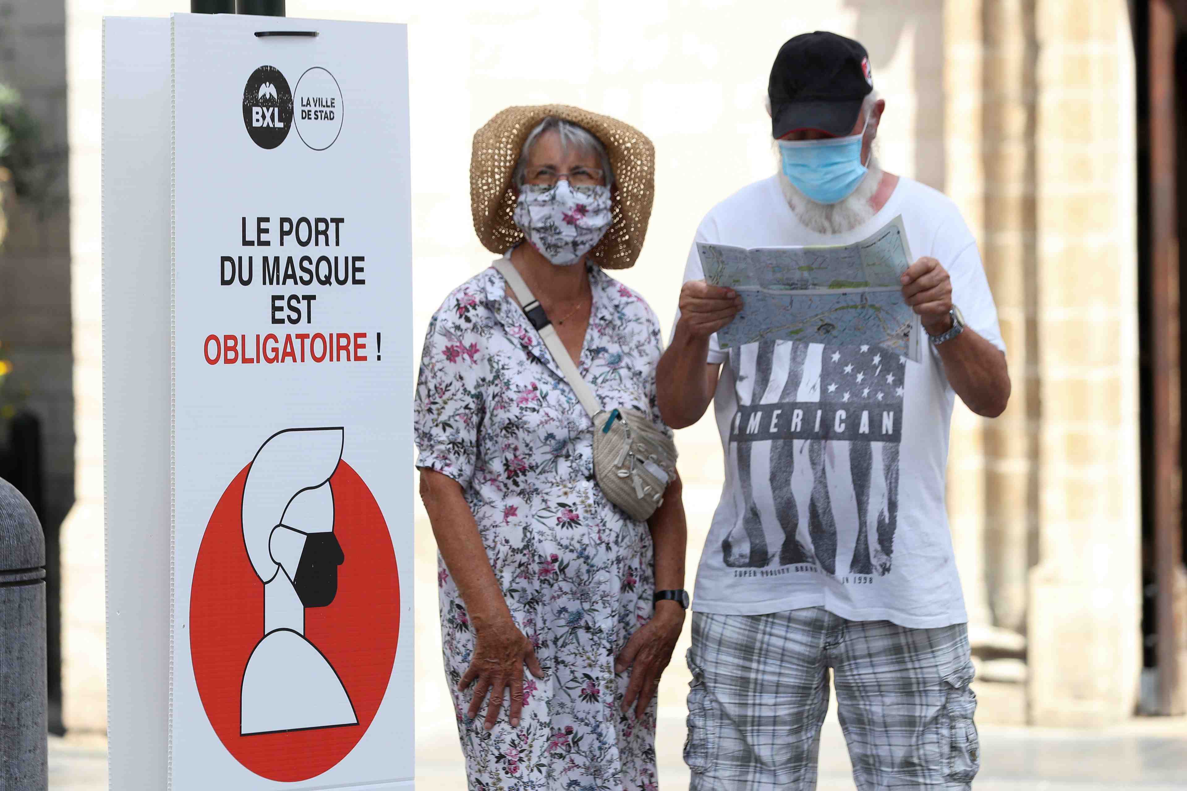 Masque obligatoire dans tous les espaces publics de bruxelles