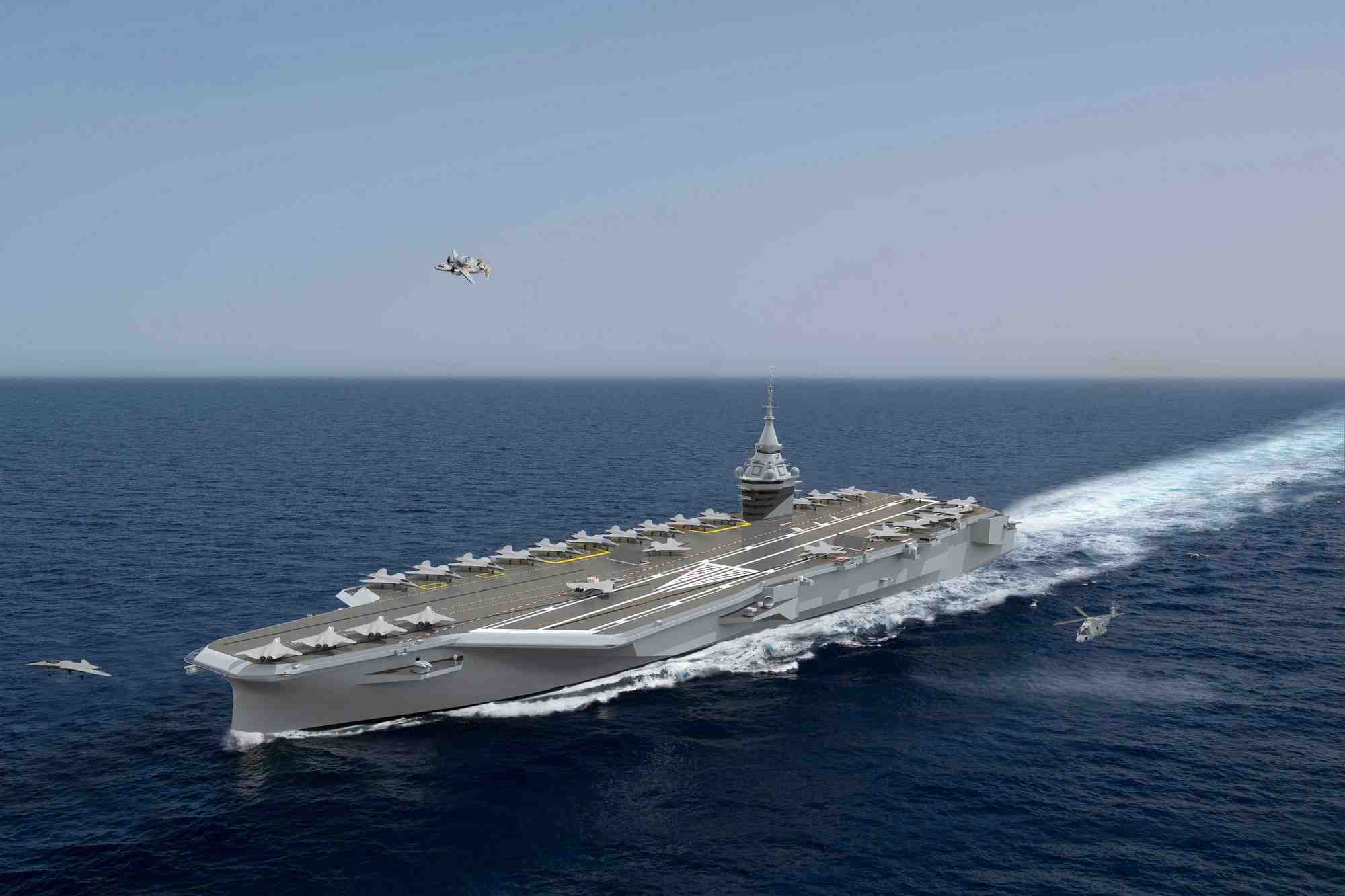porte-avions à propulsion nucléaire Marine nationale naval Group