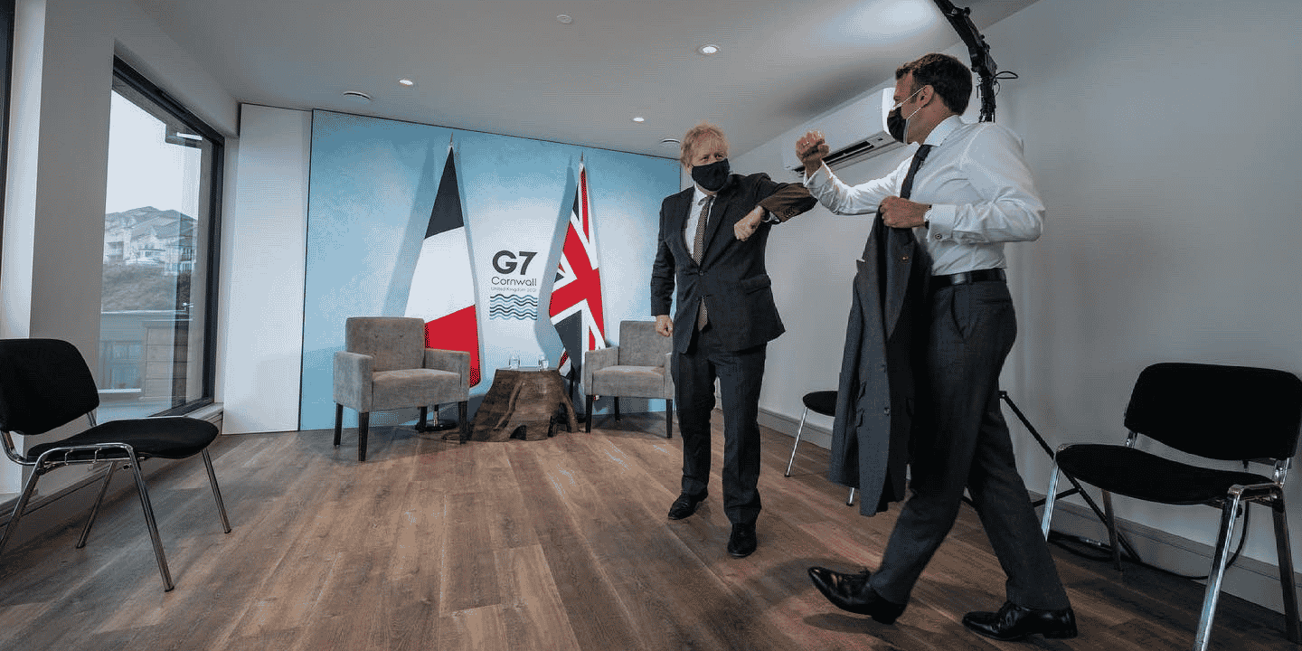 G7 macron boris Johnson