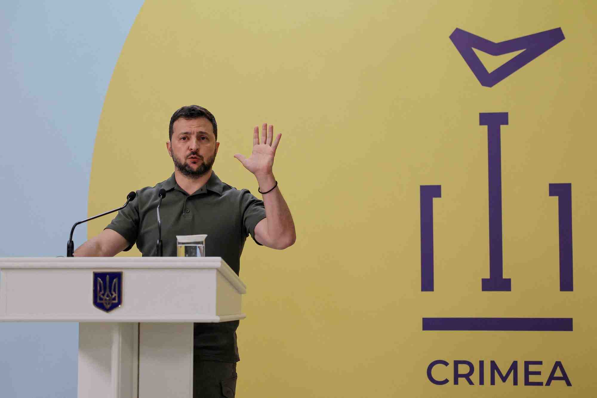 Photo du president volodimir zelensky
