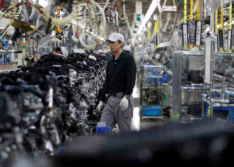 La production manufacturiere japonaise se redresse legerement
