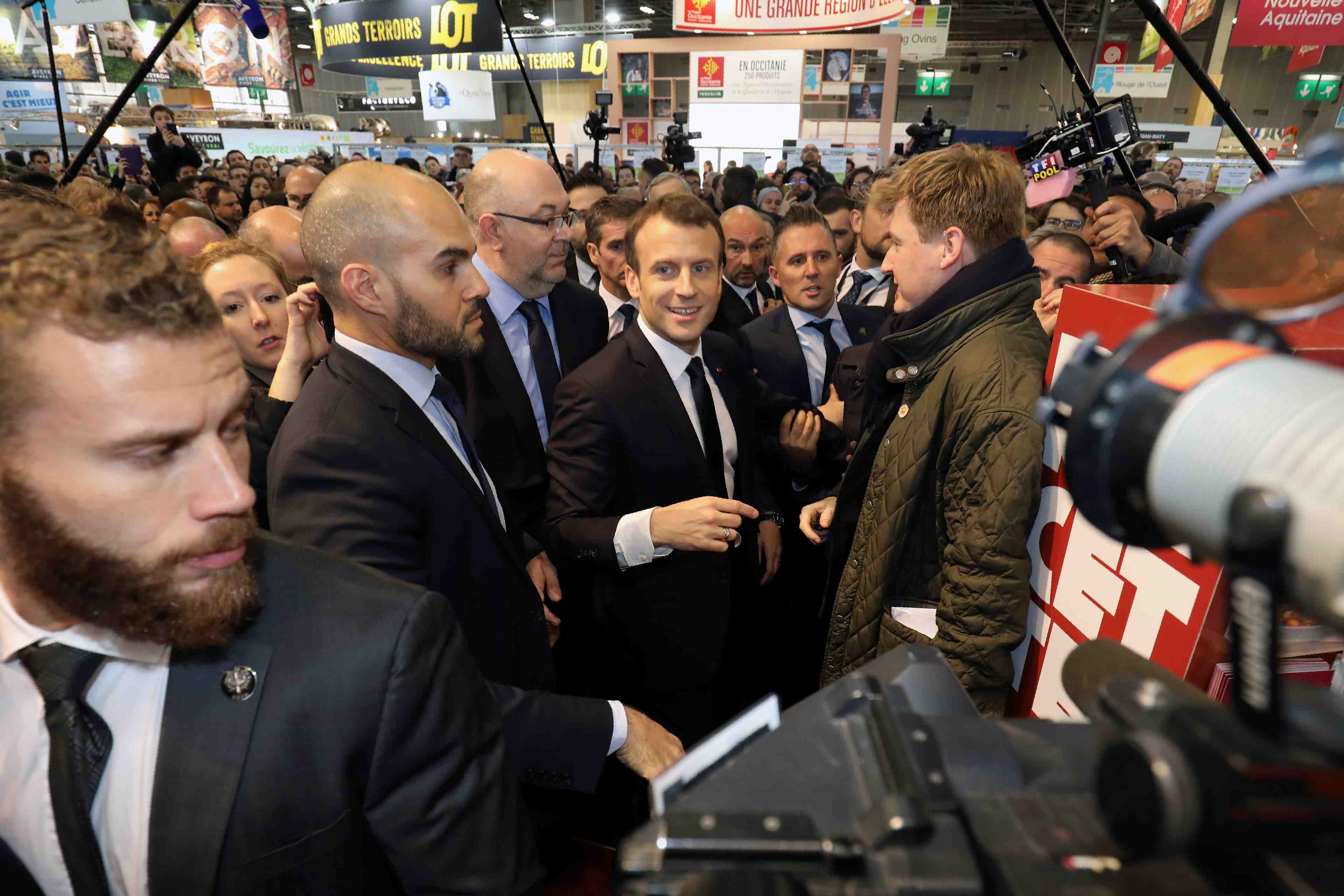 Macron au salon de l'agriculture pour une journee marathon