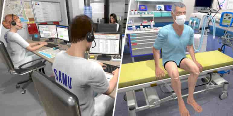 L'entreprise SimforHealth et le CHU de Bordeaux ont développé conjointement un simulateur numérique pour la prise en charge de patients Covid-19.