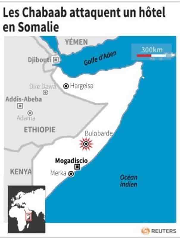 Les Chabaab attaquent un hôtel du centre de la Somalie