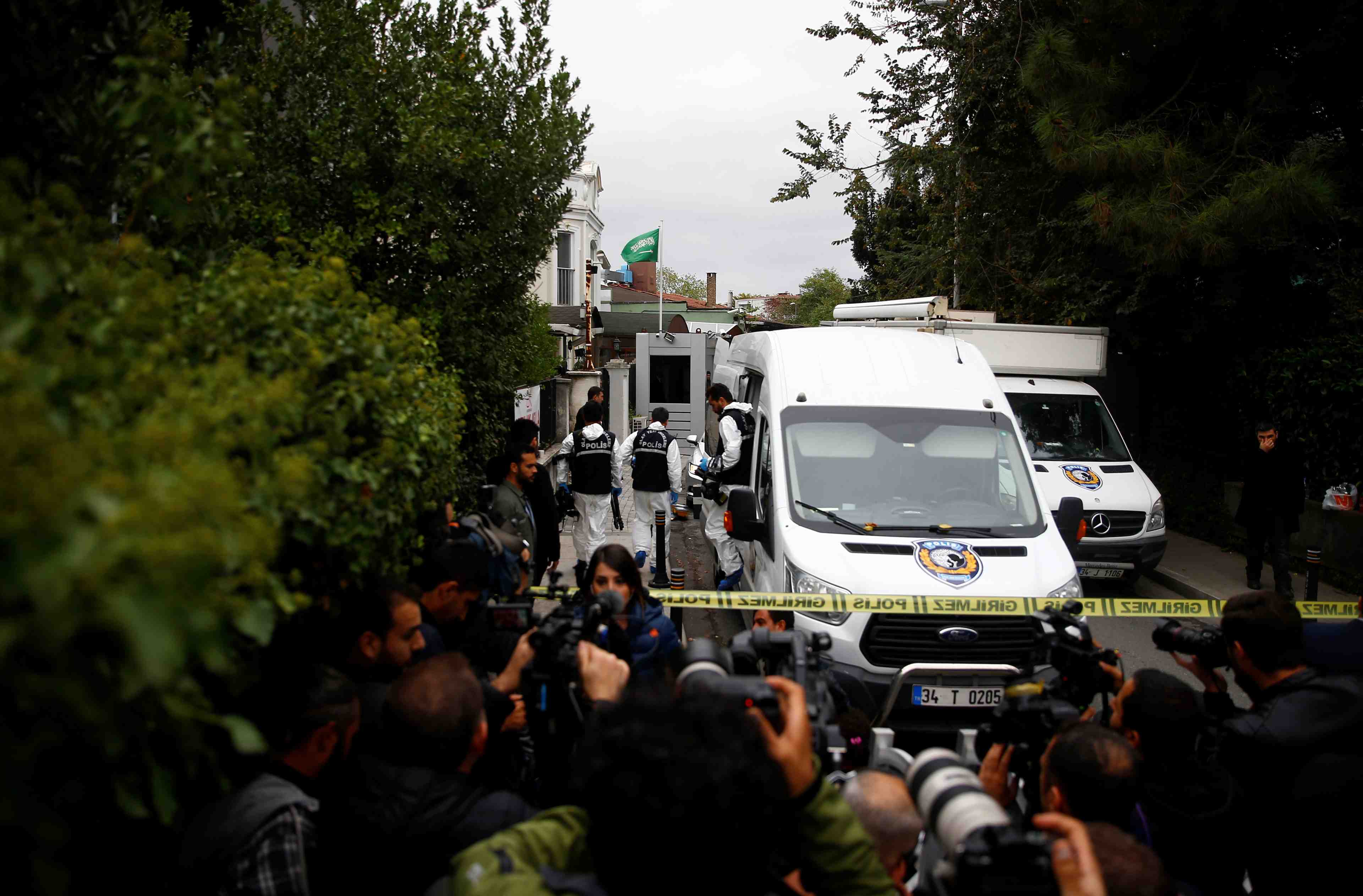 Perquisition a la residence du consul saoudien a istanbul