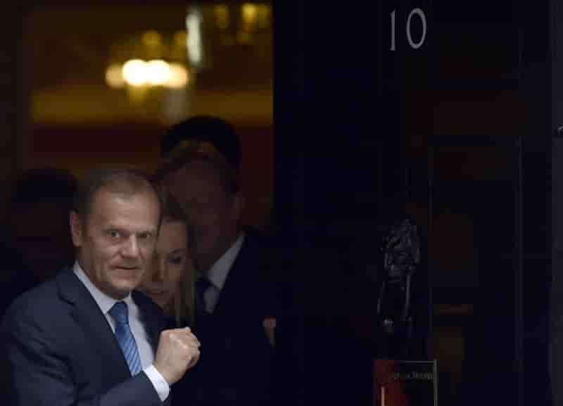 Brexit: tusk appelle a la maitrise des emotions