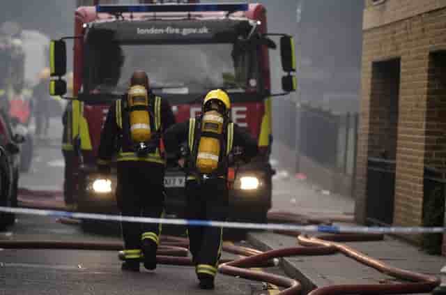 Incendie dans un immeuble de l'est de londres, un blesse