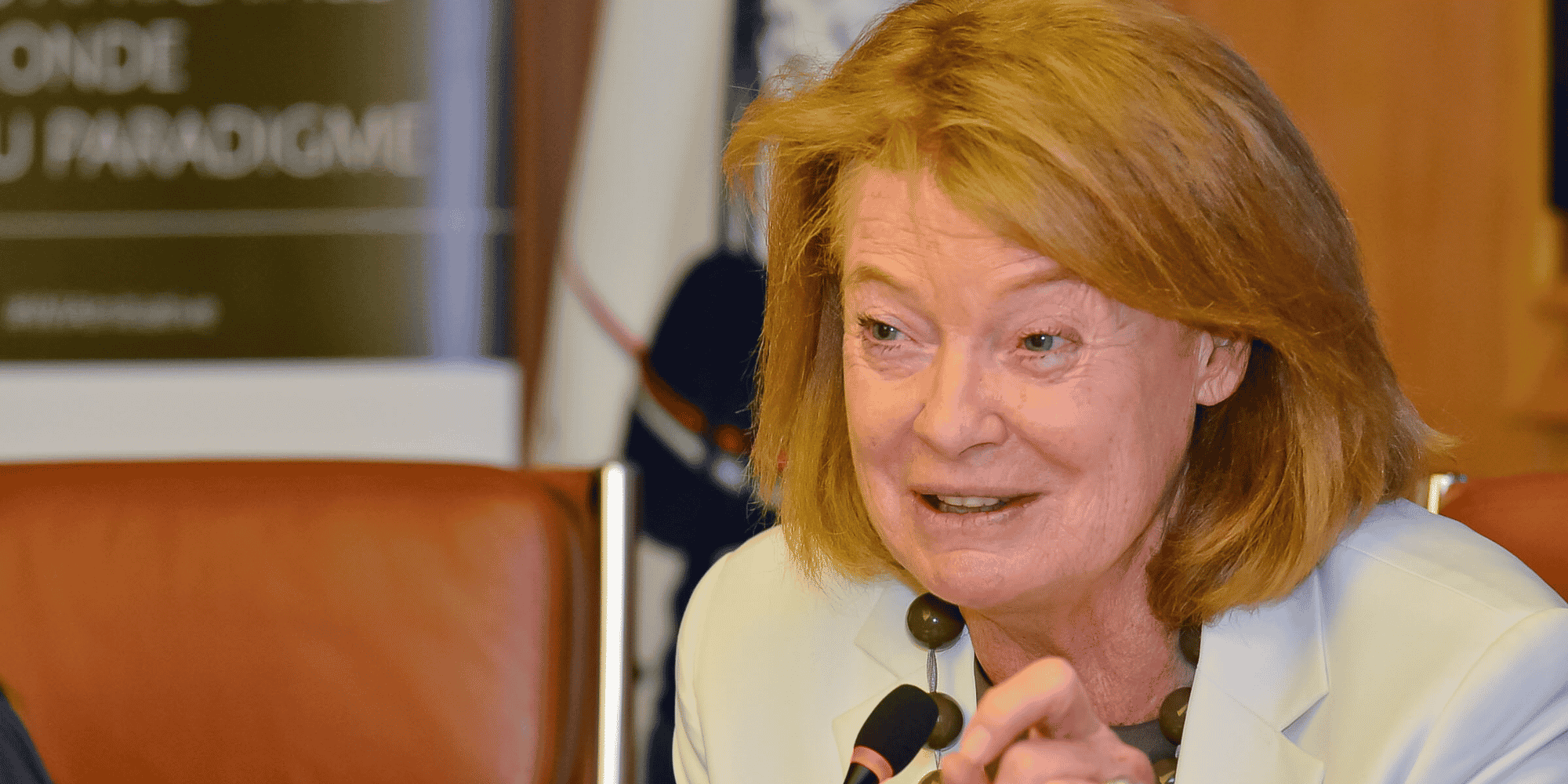 Entrepreneure française, Aude de Thuin est la fondatrice en 2016 de Women In Africa, une plateforme internationale de développement économique et d’accompagnement des femmes africaines leaders et à haut potentiel. Elle était en conférence de presse le 13 juin à Casablanca.