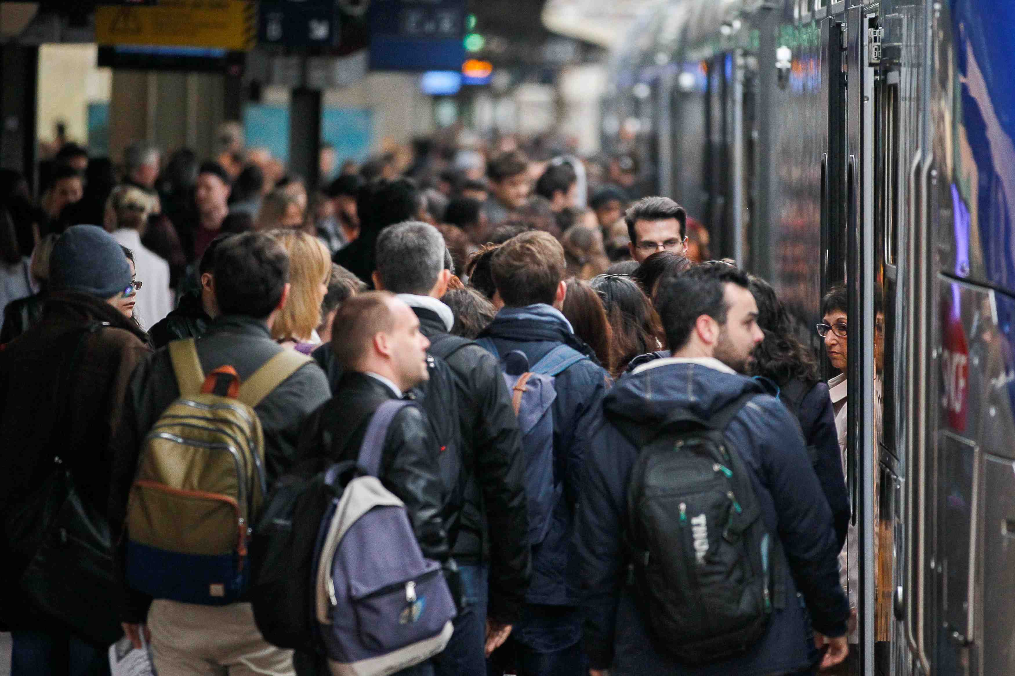 Des trains perturbes mais moins qu'il y a une semaine