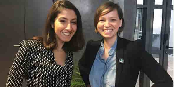 Hind Hemad (Faciligo) et Mathilde Perraud (Budd It)