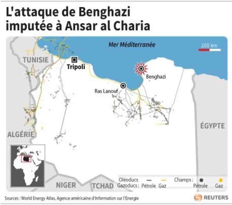 La Libye impute l'attaque de Benghazi à Ansar al Charia