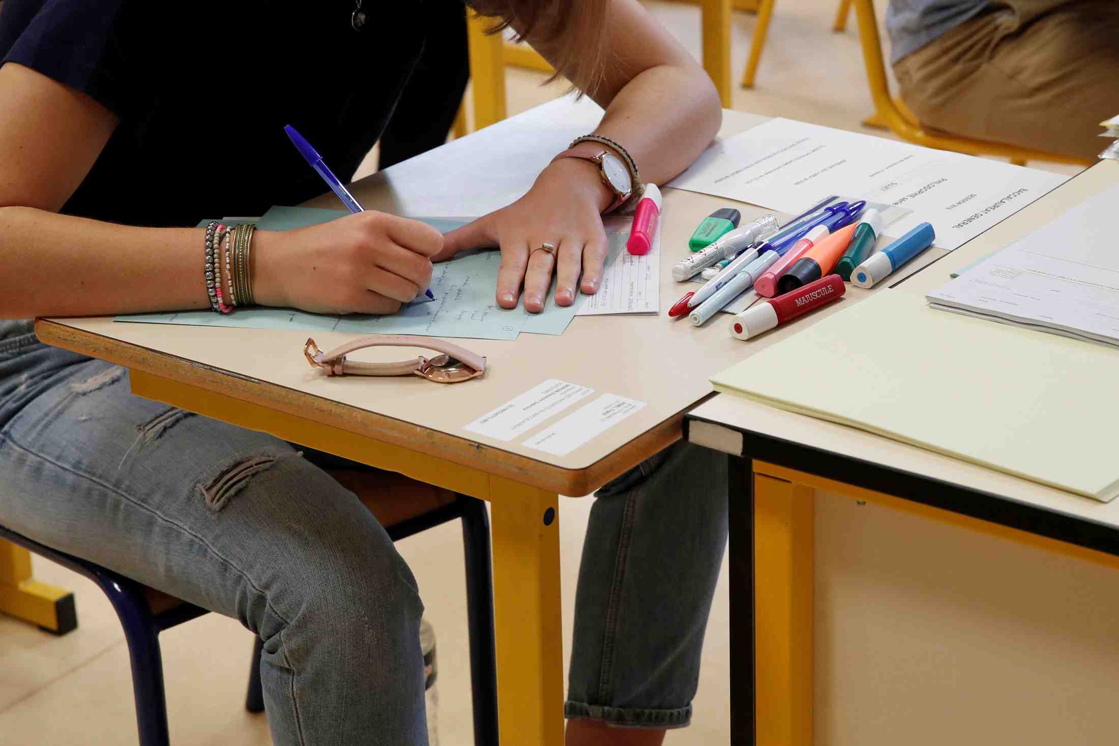 Toutes les copies du bac ont ete recuperees, selon le ministere